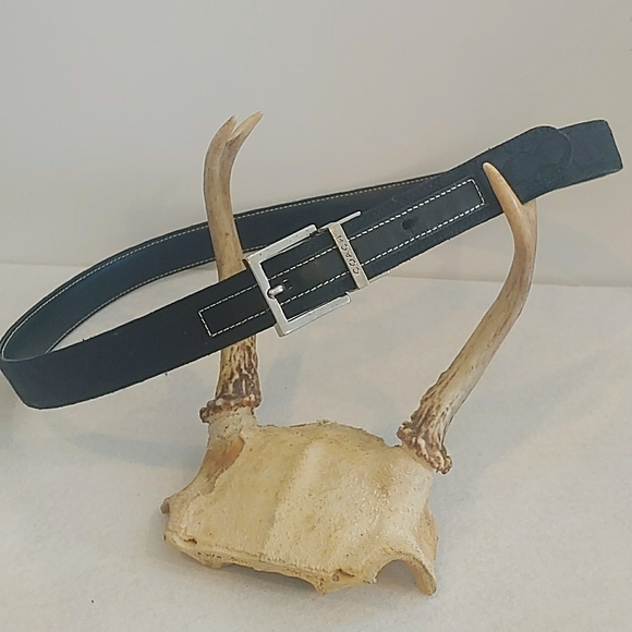 Coach reversible canvas and leather belt - Picture 3 of 11